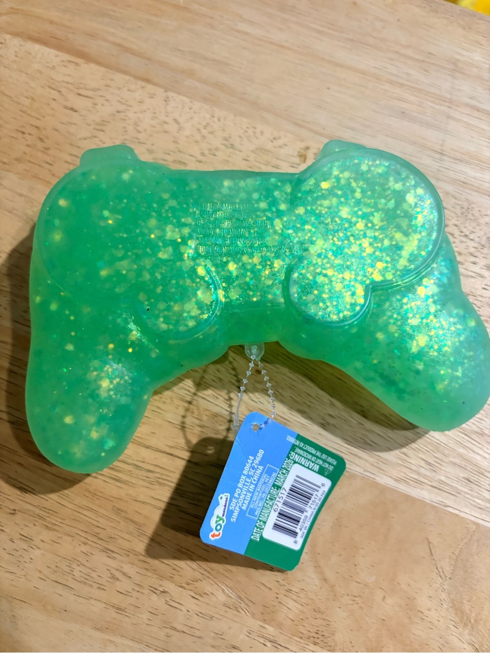 Squeeezy Sugar Squeeze Game Controller – Green Glitter - Picture 3 of 3